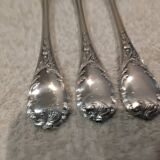 3 silver-plated fish knives by Christofle Marly, 19.8cm