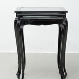 Czech Glass pull out tables, 1920