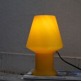 Lampe de table jaune de Vetri Murano, années 1970