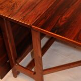 Bendt Winge scandinavian rosewood expandable table, 1960