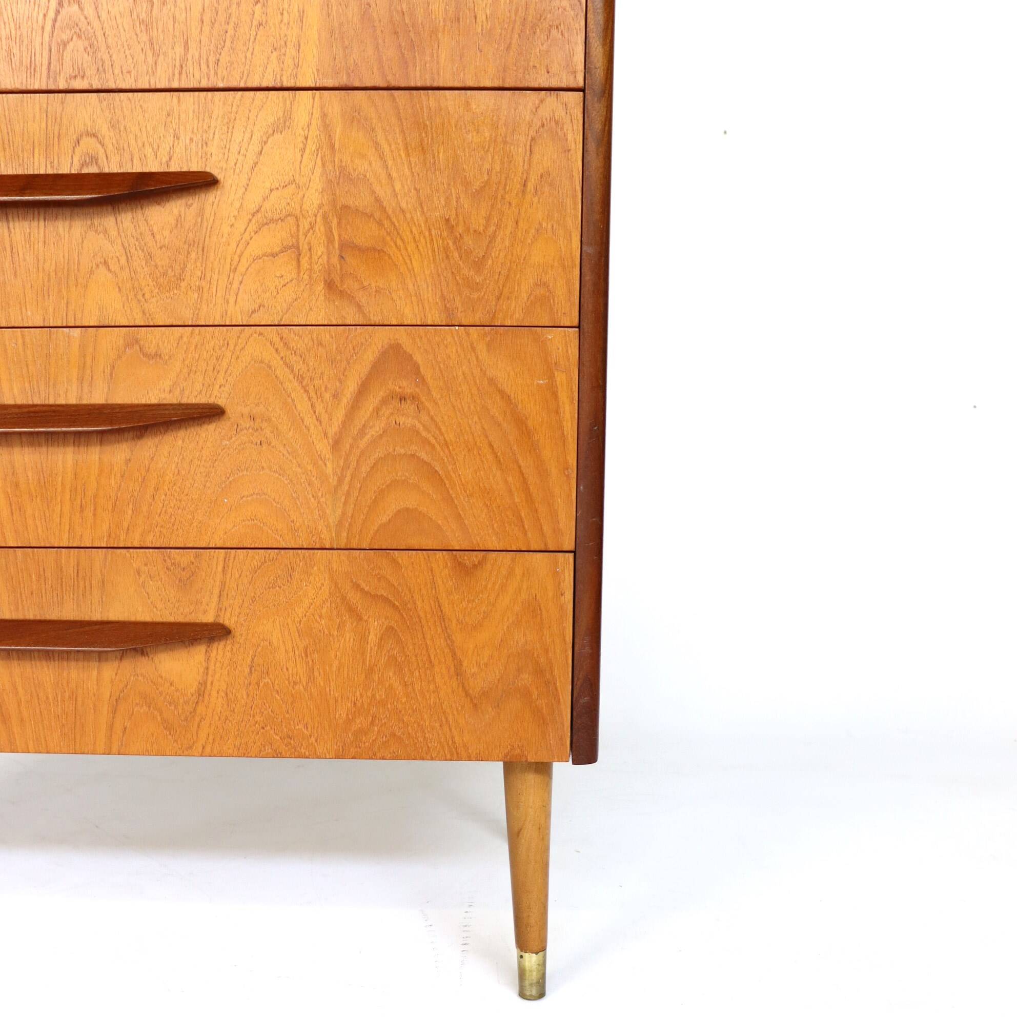 Scandinavian teak chest of drawers from the 60s