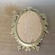 Small baroque mirror in gilded resin, made in Italy, 1970