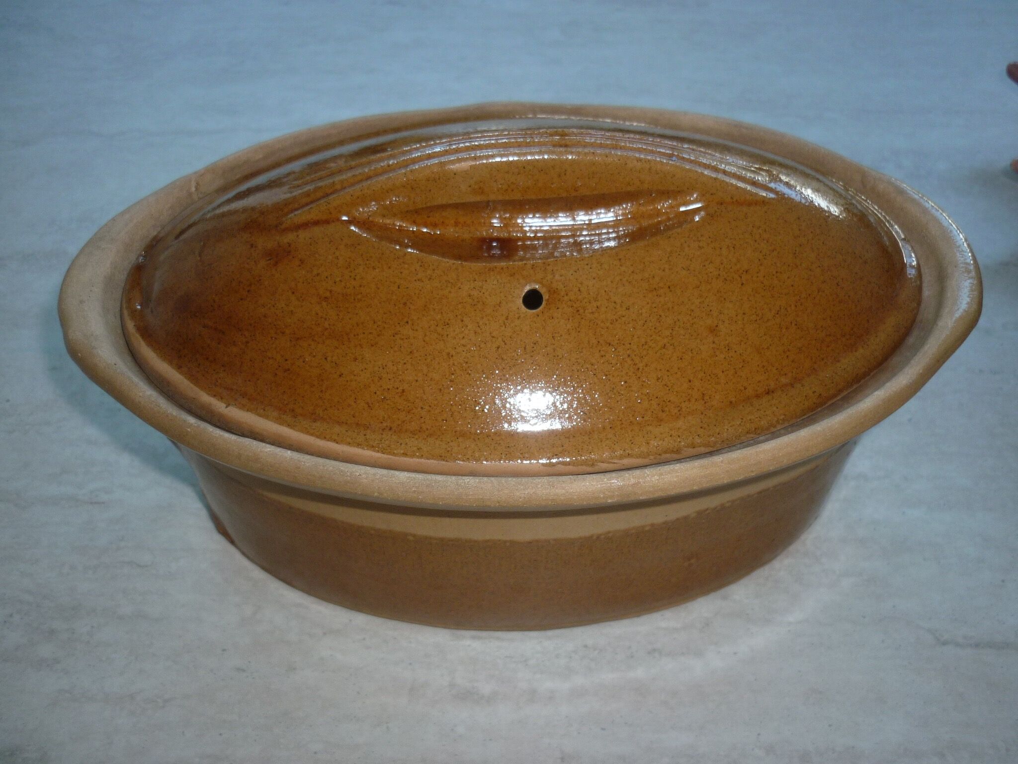 Oval terrine 25 cm for pâté or simmer 1960