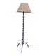 Vintage iron chain floor lamp from the 1950s