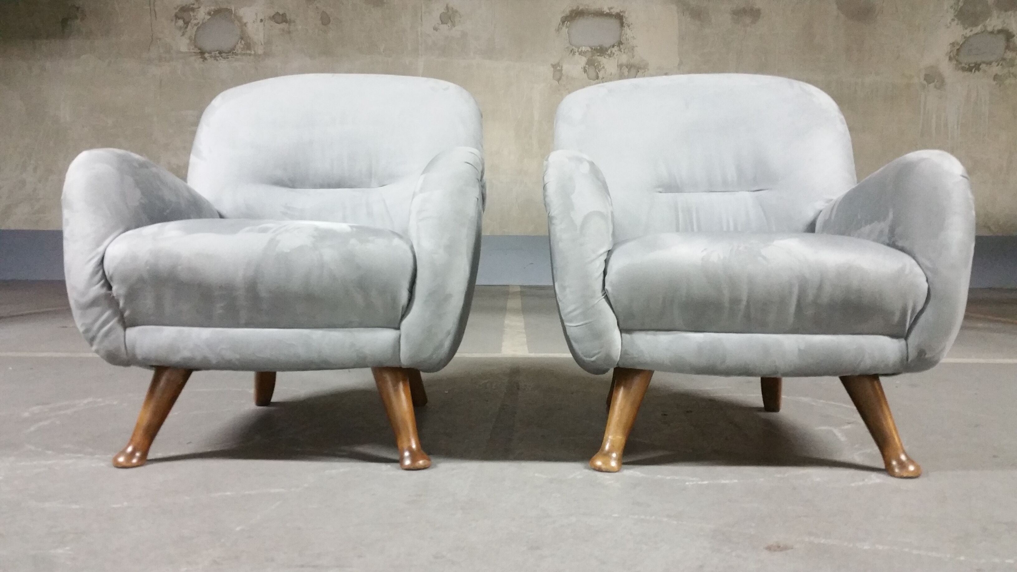 EGG Sadois Teddy club armhair by Berga Mobler, 1940