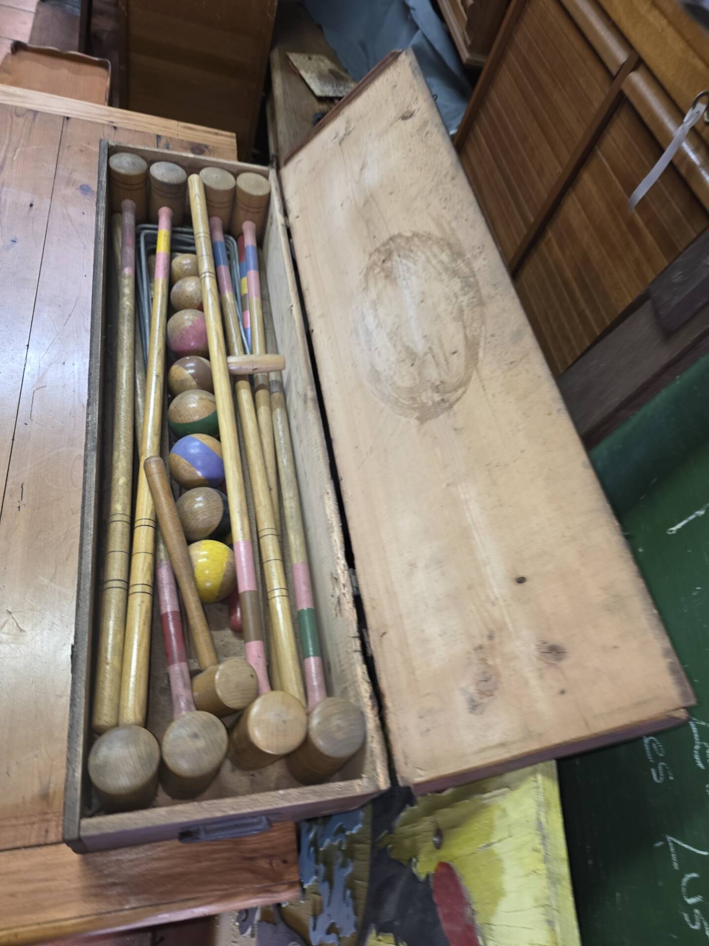 Ancient croquet game
