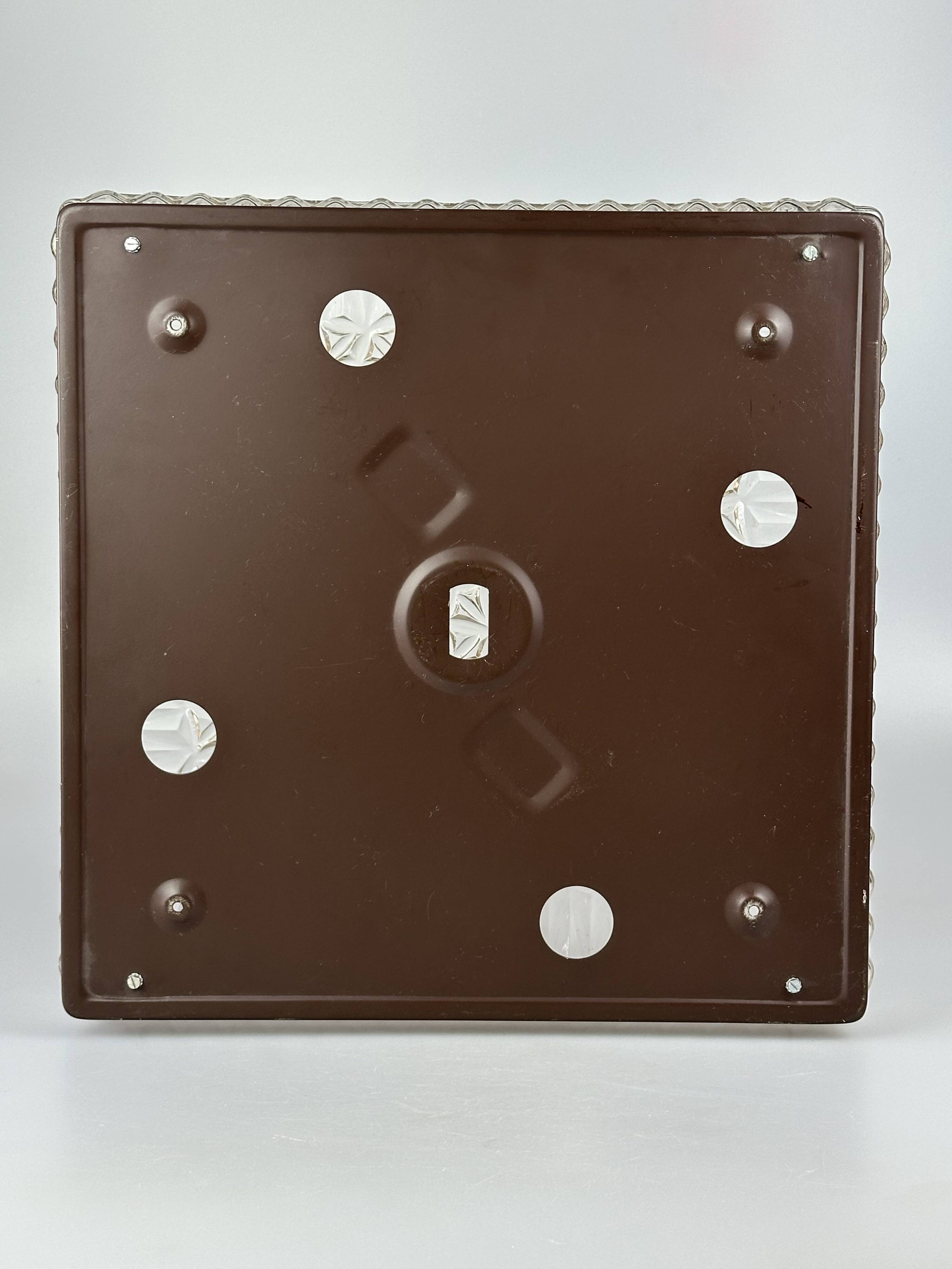 XXL 1960s/70s Plastic Ceiling Lamp by Ridi Leuchten Germany