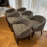 SET OF 6 CHAIRS Cambon black | Eichholtz Rizzo