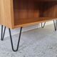 Scandinavian bookcase in teak and walnut, 60s