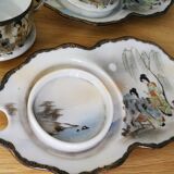 Japanese kutani tashiro eggshell porcelain tea set