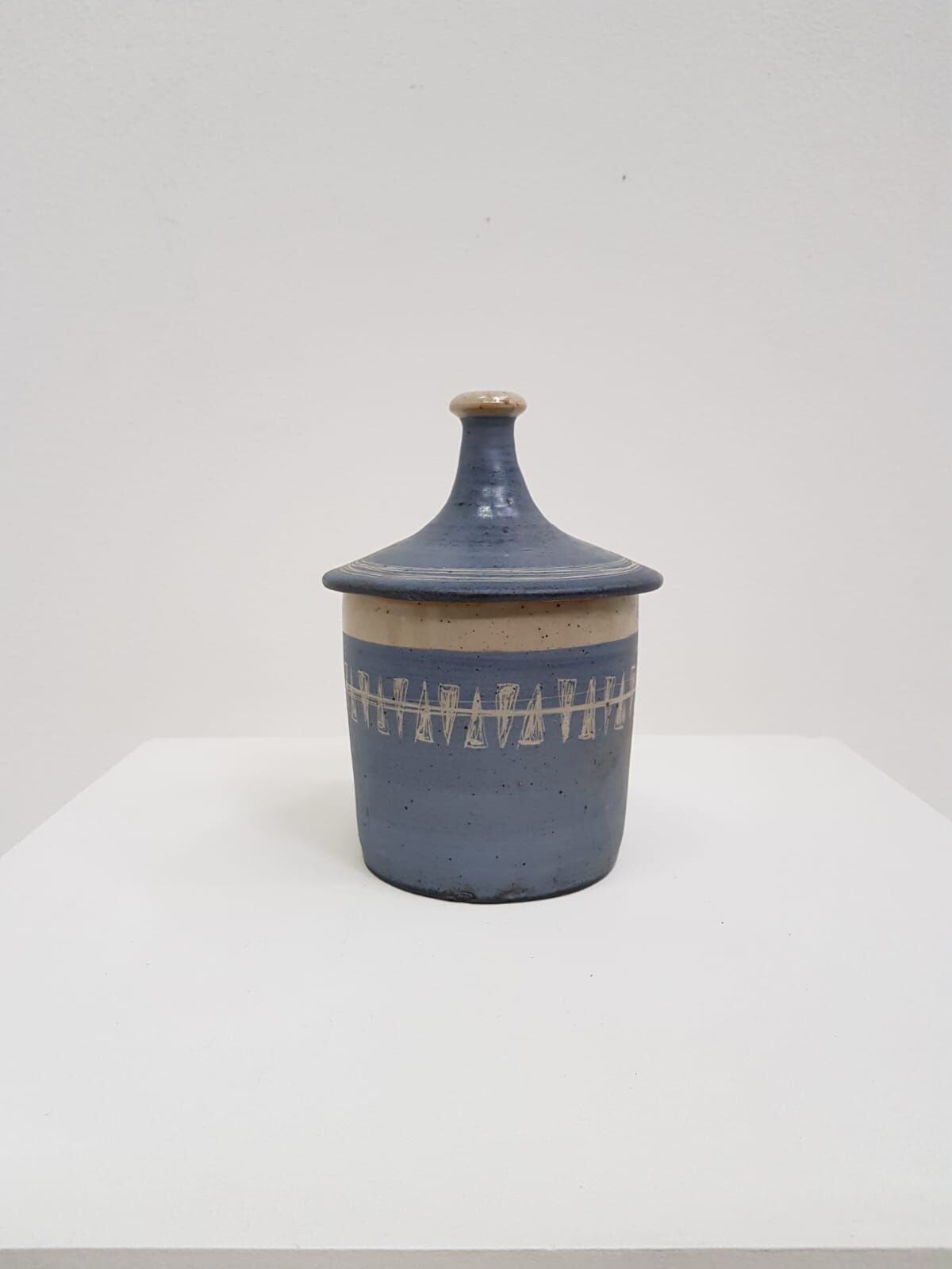 Large ceramic pot signed LB for Bernard LECUYER