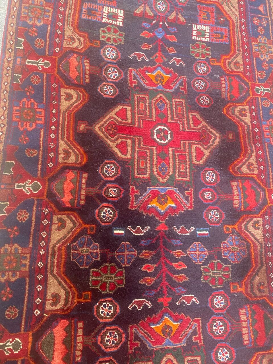 Persian carpet hamadan handmade 110x530