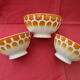 Lot de 3 bols vintage en faïence