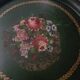 Napoleon III painted sheet metal tray