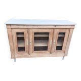 Solid wood buffet unit with glass doors and air-gummed dresser dpc 1223100