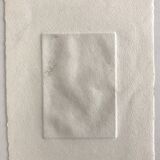 Etching signed by violayne hulné, study of clematis, 1984