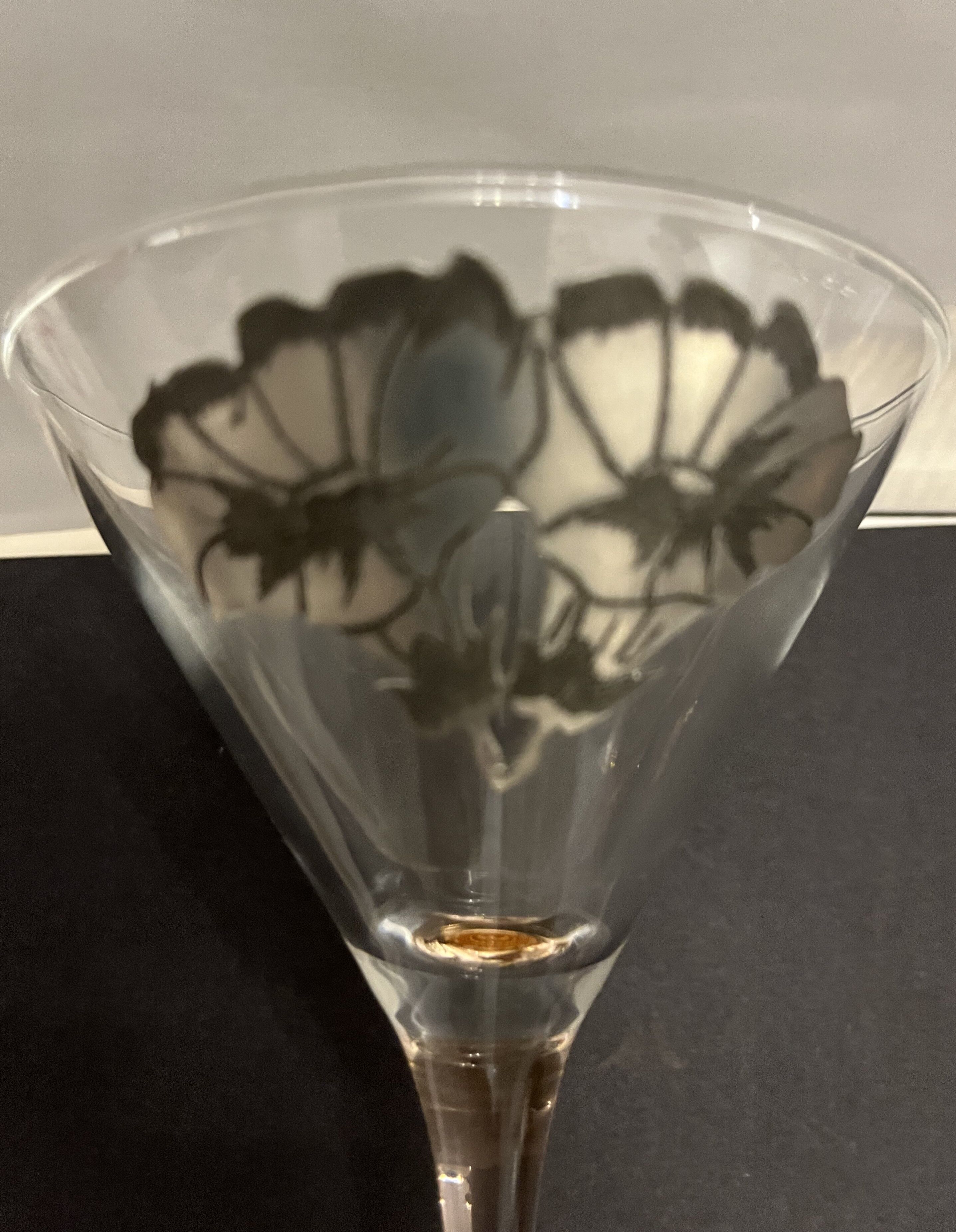 6 verres à cocktail