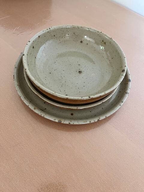 Set of stoneware tableware - 45 pieces