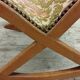 Antique rocking footrest