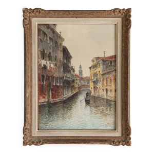 Pelle peinture sur venise