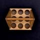 Vintage wooden glass holder