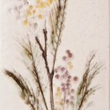 White ceramic herbarium vase by Raymonde Leduc, Vallauris, 1960s