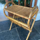 Rattan magazine holder