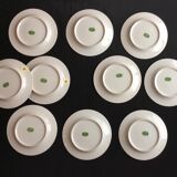 Old dessert plates, mignardises, Limoges porcelain