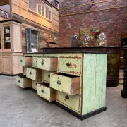 Workshop furniture from the early 20th century.
