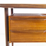Tijsseling Hulmefa teak cowhorn desk