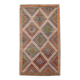 Blue & Green Tribal Vintage Kilim Rug, 177x314Cm