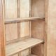 Art Deco wardrobe in solid wood with mirror from the 1920s.