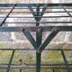 Gate old metal plants