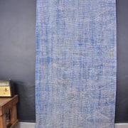 Blue Vintage Turkish Runner Rug sku1302