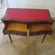 Table d’appoint extensible -Bureau-Années 80-Louis XV-teinte acajou