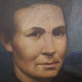 Portrait Oil on canvas Modern spirit signed Magisson 1930