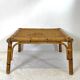 70's rattan coffee table