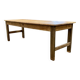 Table de ferme 19ème en sapin et châtaignier