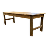 19th-century farmhouse table in fir and chestnut