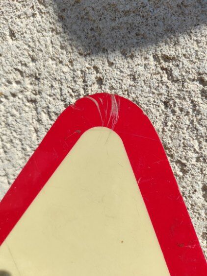 Construction sign Vintage works