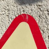 Panneau de chantier travaux vintage