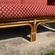 Vintage rattan lounge set 1 bench and 2 armchairs
