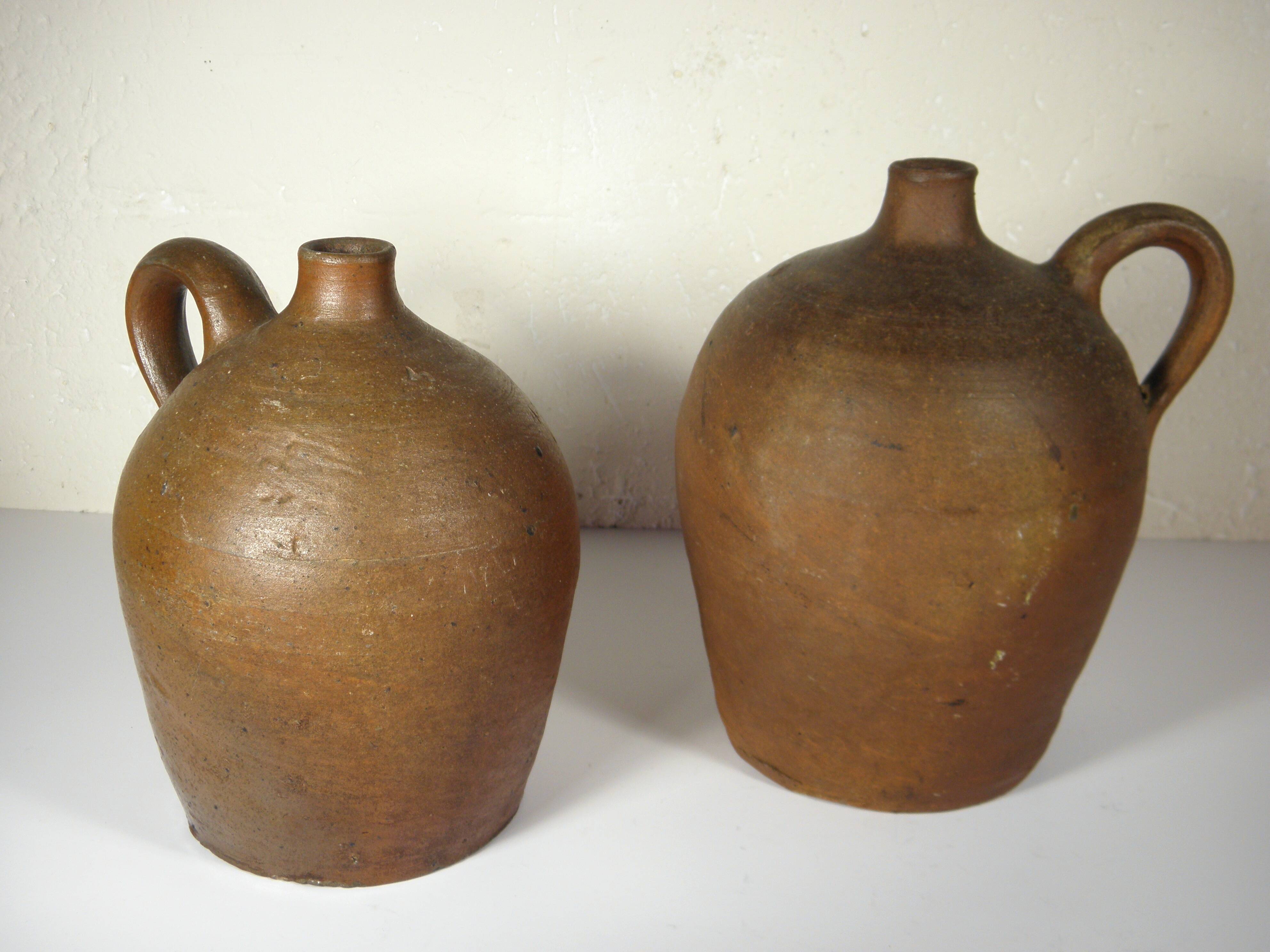 Lot of two old stoneware jugs