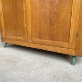 Mid Century vintage school wardrobe, Mullca Delagrave Scandinavian style, 1960s