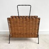 Vintage magazine stand / magazine basket