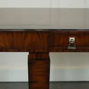 Double-Faced Drawer Desk Art Deco by Theodore Alexander