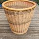 Grand panier en osier : 60's