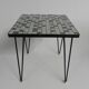 Side table with tiles, side table with 225 mini tiles, 1950s.