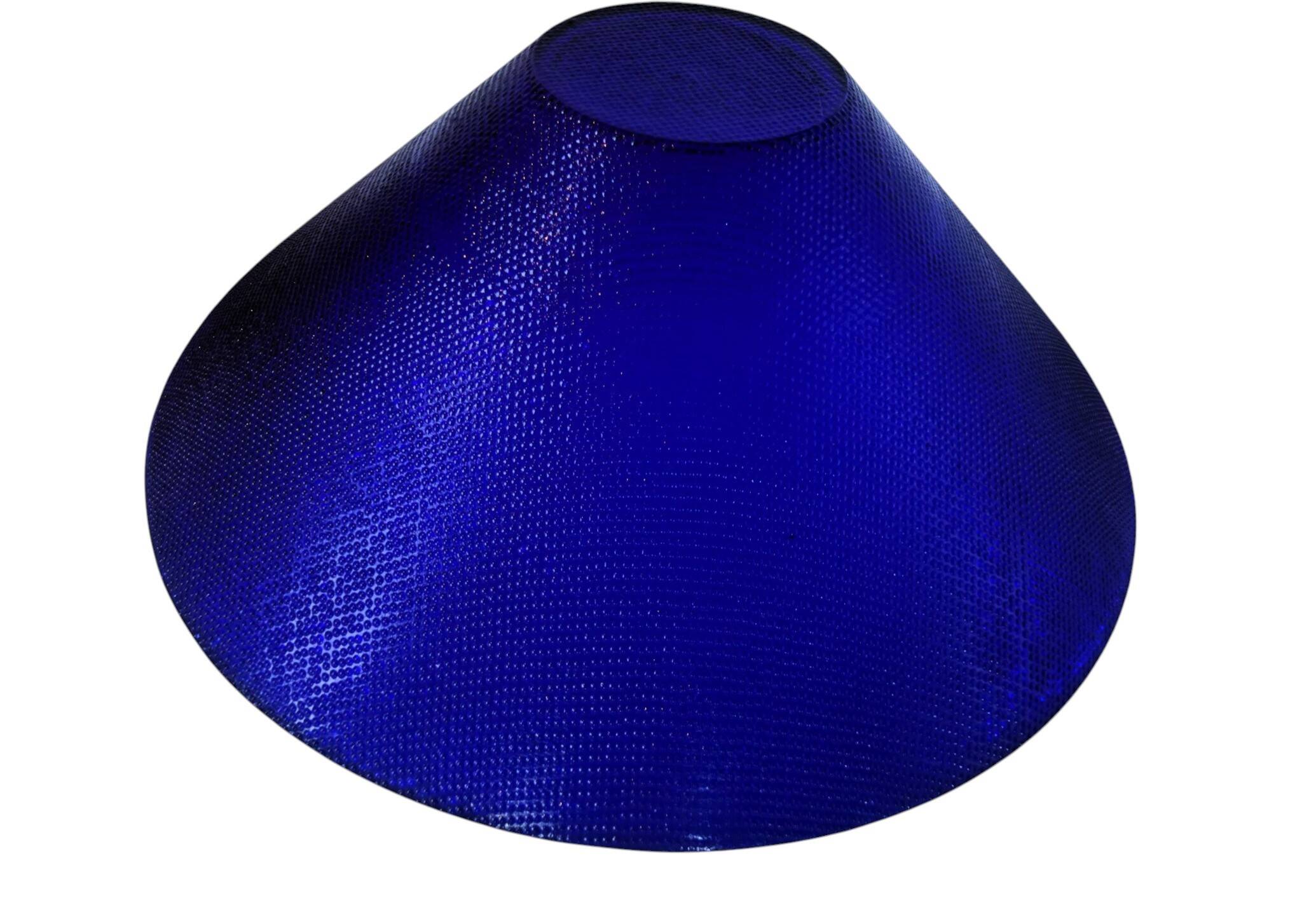 Cobalt blue glass cup