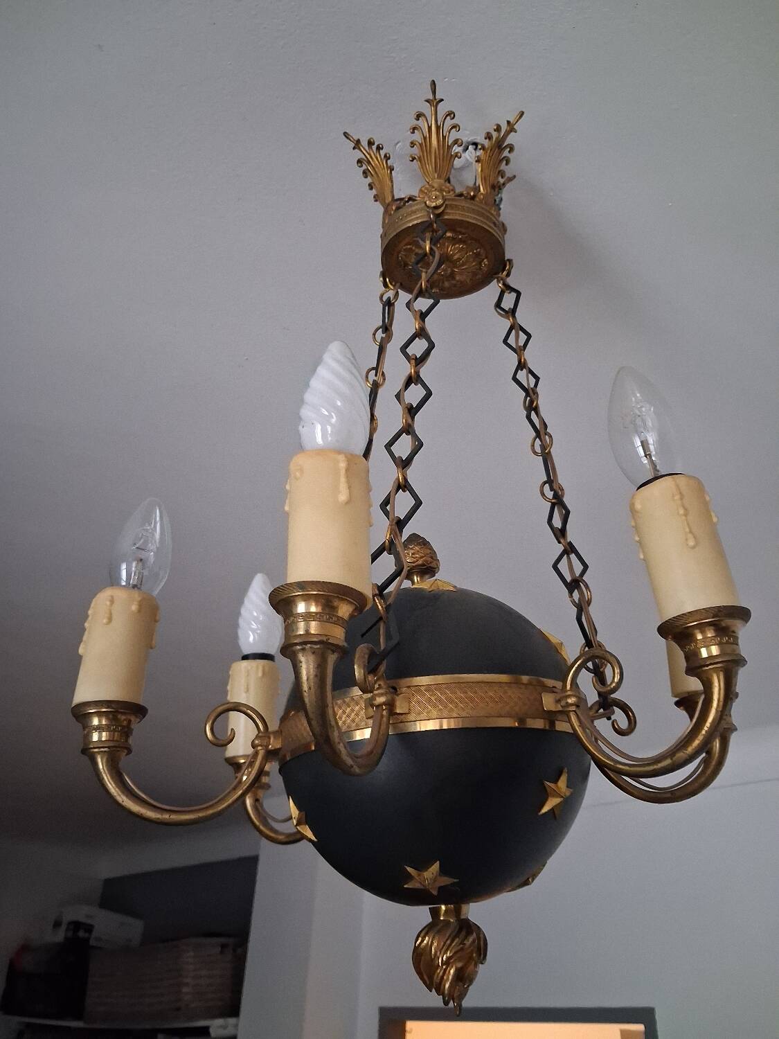 Napoleon III ball chandelier